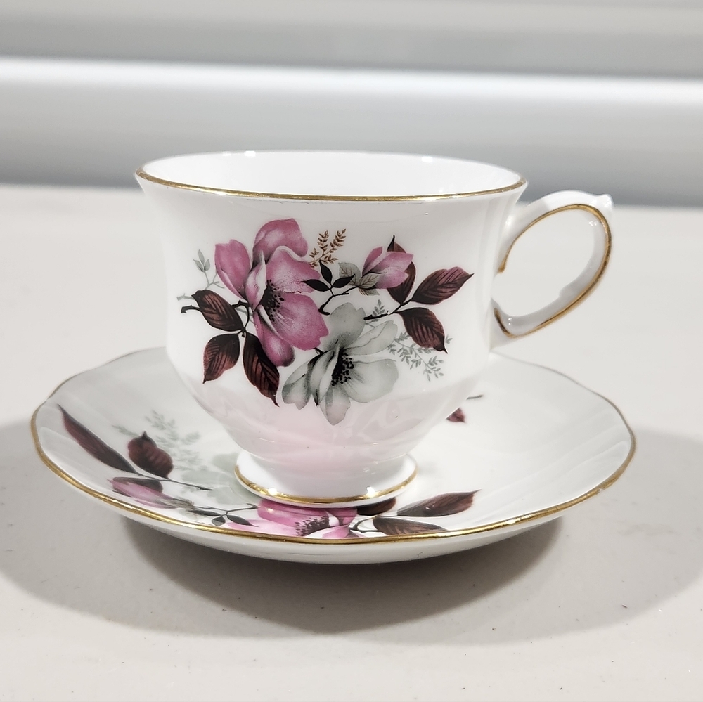 Queen Anne Tea Cup and Saucer